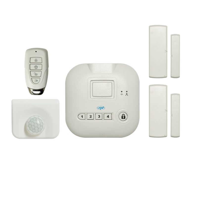 Kit casa inteligenta PNI SmartHome SM400 cu functie de sistem de alarma si monitorizare acces  prin internet
