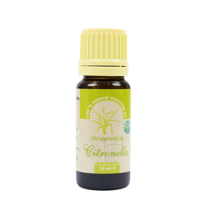 Ulei esential de Citronella (Cymbopogon nardus) 100% pur fara adaos 10 ml