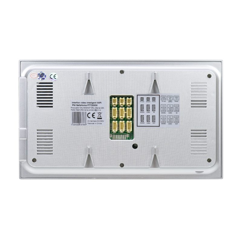 Interfon video inteligent PNI SafeHome PT720MW WiFi HD