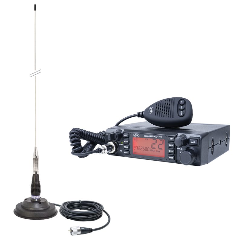 Kit Statie radio CB PNI ESCORT HP 9001 PRO ASQ reglabil