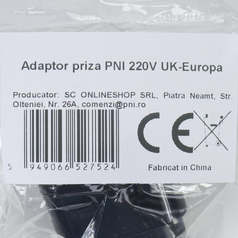 Adaptor priza PNI UK-Europa