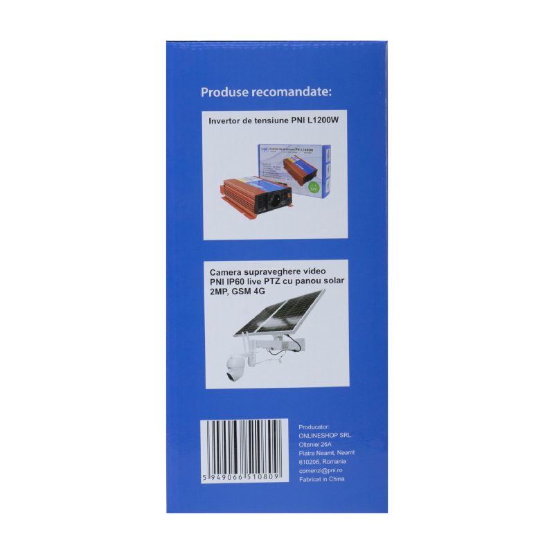 Sistem solar fotovoltaic PNI GreenHouse H01 30W cu acumulator 12V/7Ah