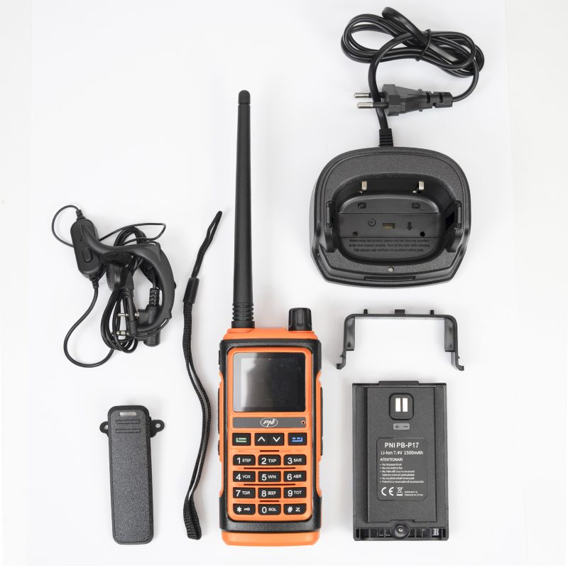 Statie radio portabila VHF/UHF PNI P17UV dual band 144-146MHz si 430-440MHz