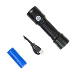 3 LED-uri cu deschidere mare si unul cu focus si alimentator PNI CHG300 cu port USB C