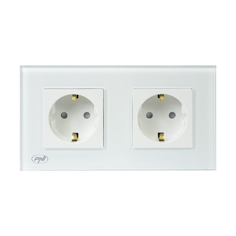 Priza dubla incastrabila PNI WP202W