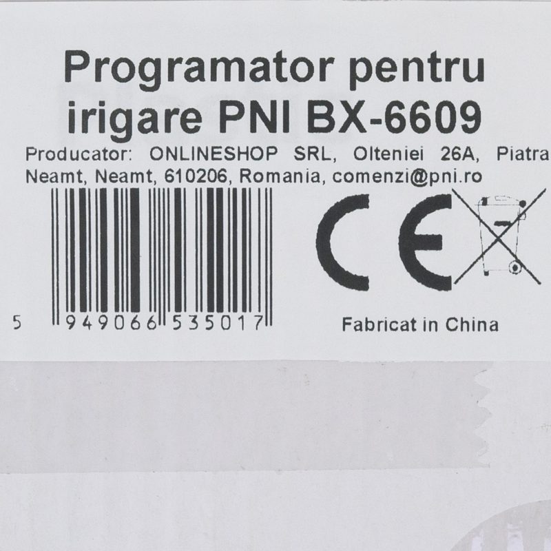 Programator pentru irigare PNI BX-6609