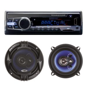 Pachet Radio MP3 player auto PNI Clementine 8524BT 4x45w + Difuzoare auto coaxiale PNI HiFi650