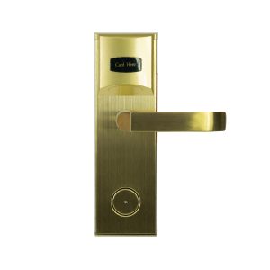 Yala control acces hotelier PNI CH2000R Gold cu cititor de card deschidere pe partea dreapta