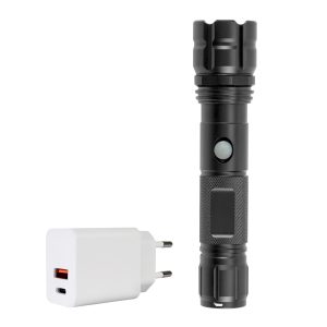 Pachet lanterna PNI Adventure F10 din aluminiu cu LED 6W