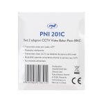 Set 2 Adaptori CCTV PNI 201C Video Balun Pasiv BNC pe fir 600m pt. cablu CAT5