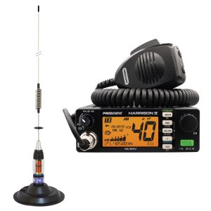 Kit Statie radio CB President HARRISON II ASC + Antena CB PNI ML70