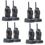 Kit 8 statii radio portabile PNI PMR R40 PRO acumulatori