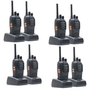 Kit 8 statii radio portabile PNI PMR R40 PRO acumulatori