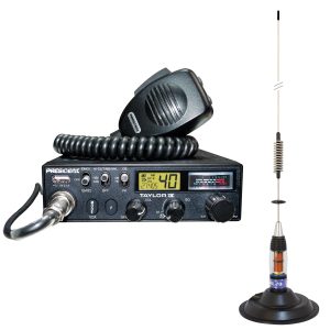 Kit Statie radio CB President TAYLOR IV ASC + Antena CB PNI ML70