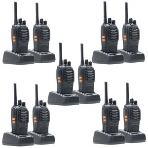 Kit 10 statii radio portabile PNI PMR R40 PRO acumulatori