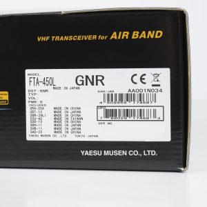 Statie radio portabila VHF Yaesu FTA450L pentru aviatie 118.000–136.975 MHz