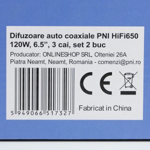 Difuzoare auto coaxiale PNI HiFi650