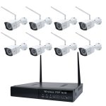 Pachet Kit supraveghere video PNI House WiFi550 NVR si 8 camere wireless