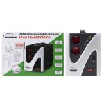 Stabilizator de tensiune SilverCloud 2000VA 1200W 9.1A iesire 230V ± 10%