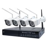 Pachet Kit supraveghere video PNI House WiFi550 NVR si 4 camere wireless