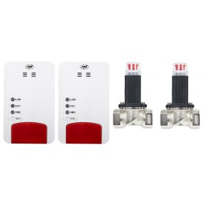 Kit PNI Safe House Dual Gas 250 cu 2 senzori si 2 electrovalve 3/4 inch