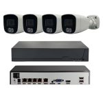 Kit supraveghere video PNI House POE154 5MP - NVR si 4 camere exterior