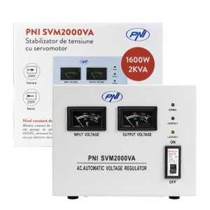 Stabilizator de tensiune PNI SVM2000VA cu servomotor