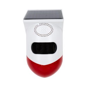 Sirena de exterior wireless PNI SafeHouse HS008 cu senzor de miscare si incarcare solara