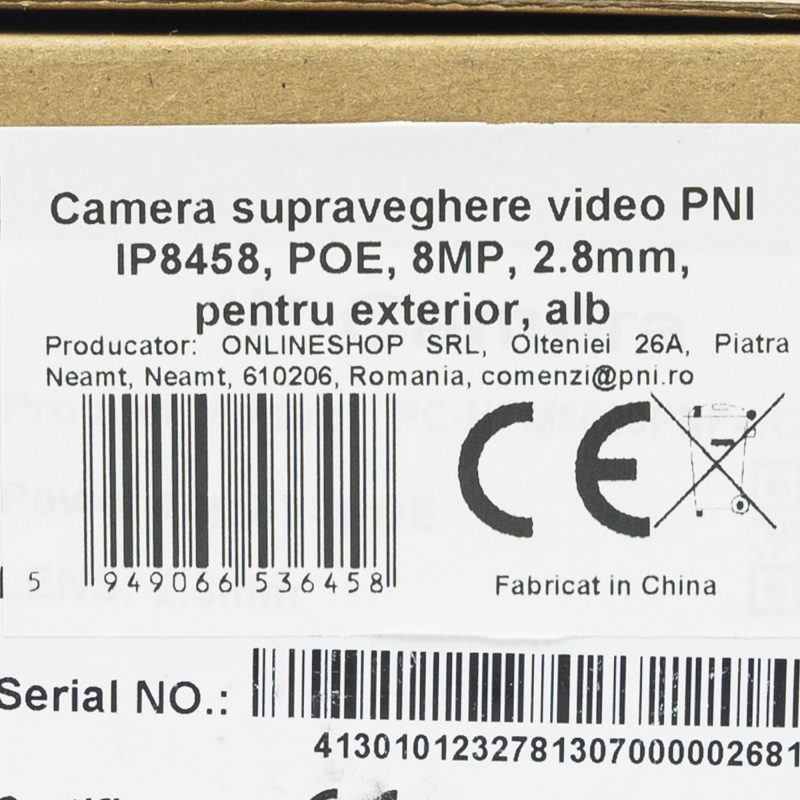 Camera supraveghere video PNI IP808JS