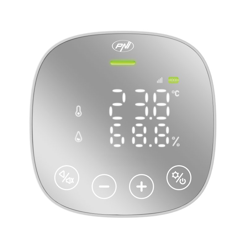 Senzor calitatea aerului si dioxid de carbon (CO2) PNI SafeHouse HS291S compatibil cu aplicatia Tuya
