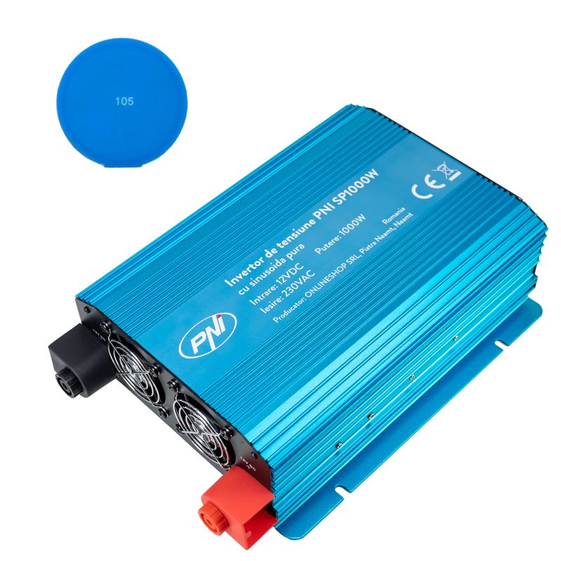Pachet Invertor de tensiune PNI SP1000W cu sinusoida pura
