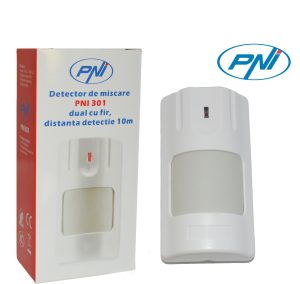 Senzor de miscare PNI 301 dual cu fir pentru alarma PNI 205