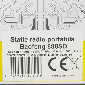 Statie radio portabila Baofeng 888SD