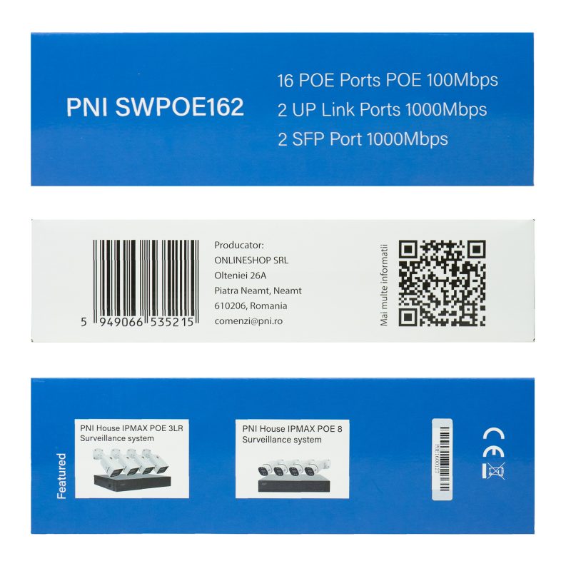Switch POE PNI SWPOE162