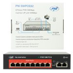 8 porturi POE 100 Mbps si 2 porturi UP Link 100 Mbps
