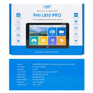 Sistem de navigatie GPS PNI L810 PRO ecran 7 inch