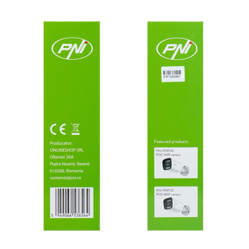 NVR POE PNI House IP810 cu 10 canale 4K 8MP