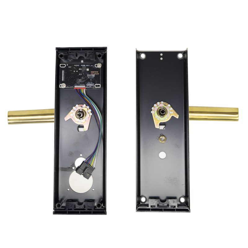 Yala control acces hotelier PNI CH2000L PRO Gold cu cititor de card deschidere pe partea stanga