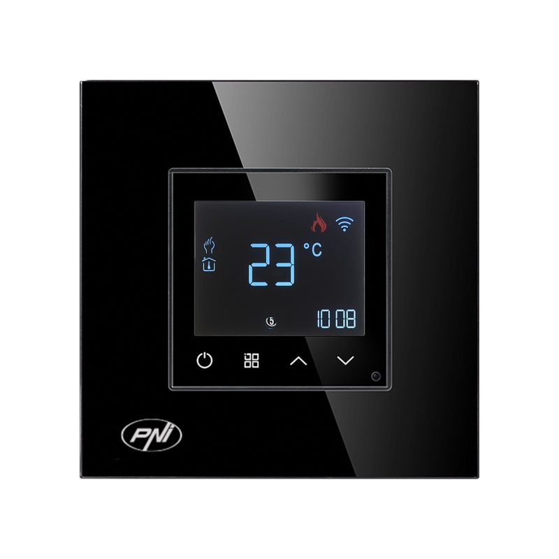 Termostat inteligent PNI CT25B WiFi pentru centrala termica pe gaz
