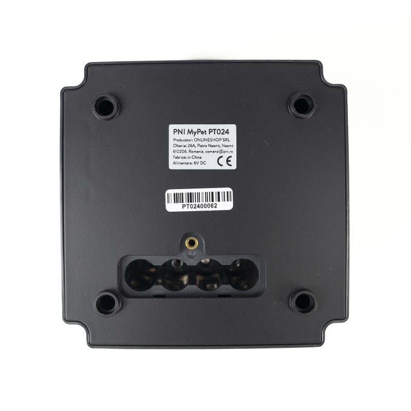 Hranitoare automata de mancare PNI MyPet PT024 pentru animale salbatice alimentare cu 4 baterii AA sau baterie de 12V
