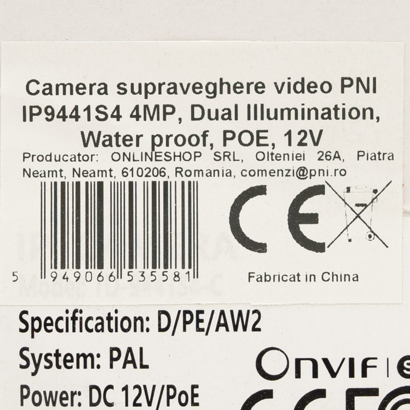 Camera supraveghere video PNI IP9441S4