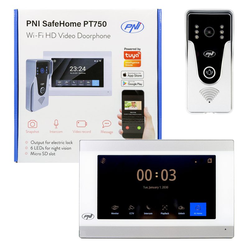 Interfon video inteligent PNI SafeHome PT750 WiFi