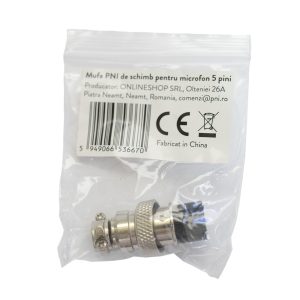Mufa PNI de schimb pentru microfon cu 5 pini
