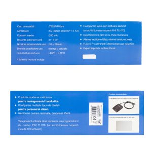 Yala control acces hotelier PNI CH2000R PRO Gold cu cititor de card deschidere pe partea dreapta