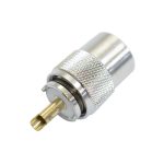 Set cu 10 bucati mufa PNI PL259 pentru cablu RG213 pin central aurit 9 mm