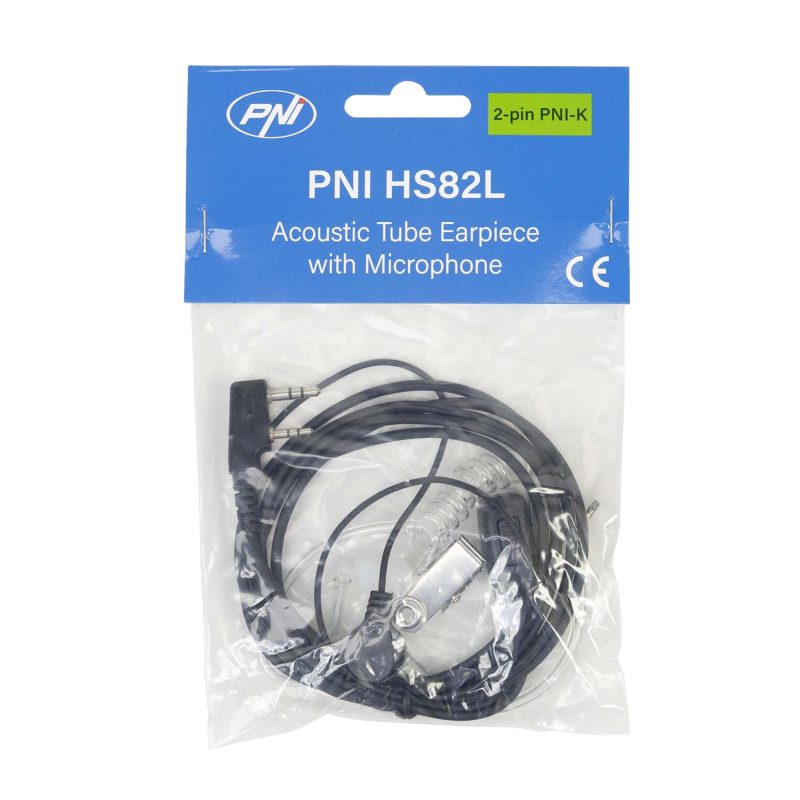Casca cu microfon si tub acustic PNI HS82L cu 2 pini mufa PNI-K