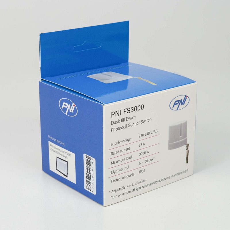 Fotosenzor noapte/zi PNI FS3000 25A