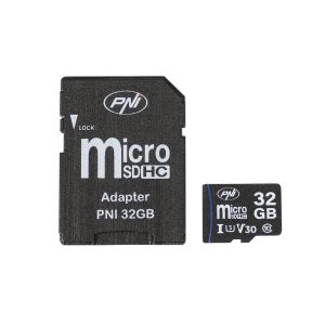 Card de memorie MicroSD PNI 32GB cu adaptor SD