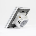 Intrerupator cap scara si cap cruce simplu cu touch PNI CS101W din sticla