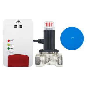 Pachet Kit senzor gaz inteligent si electrovalva PNI Safe House Smart Gas 300